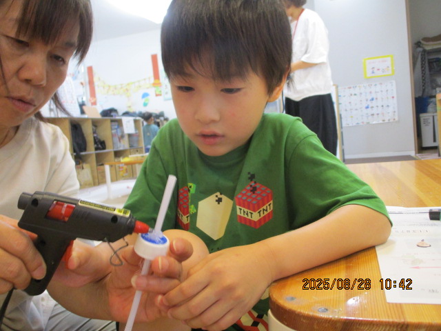 水鉄砲も作りました